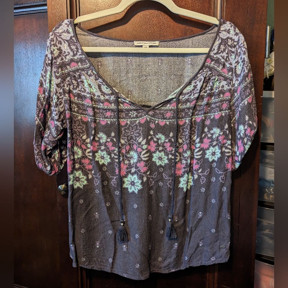 🎉BOGO FREE🎉 AE Boho Peasant Blouse